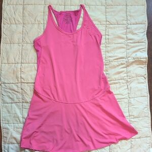 Patagonia Rube Pink Mesh Back All Weather Tank Dress